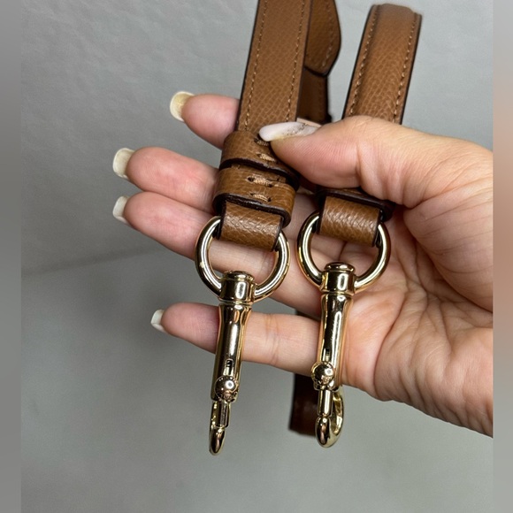 Coach Brown Leather Crossbody Strap - Picture 3 of 7